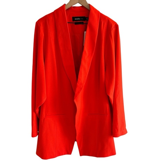 NWT Torrid Studio Crepe Classic Shawl Collar Blazer Office Workwear Size 4X - Picture 2 of 15